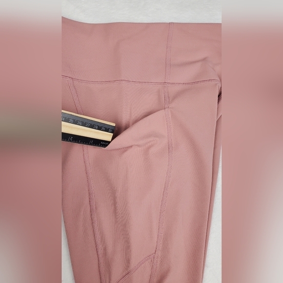 Athleta Girl Truth Be Told Fitted High-rise Capri Teal Legging Size XL/14 - Picture 4 of 12